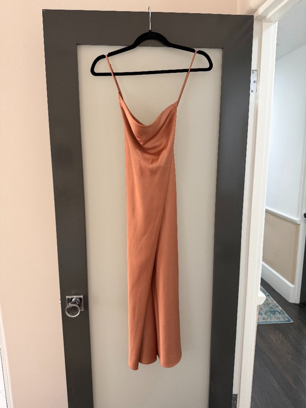 Show Me Your Mumu Brown Mini Slip Dress (Size Large)